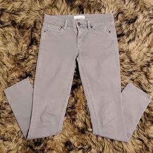 Loft Gray Skinny Jeans